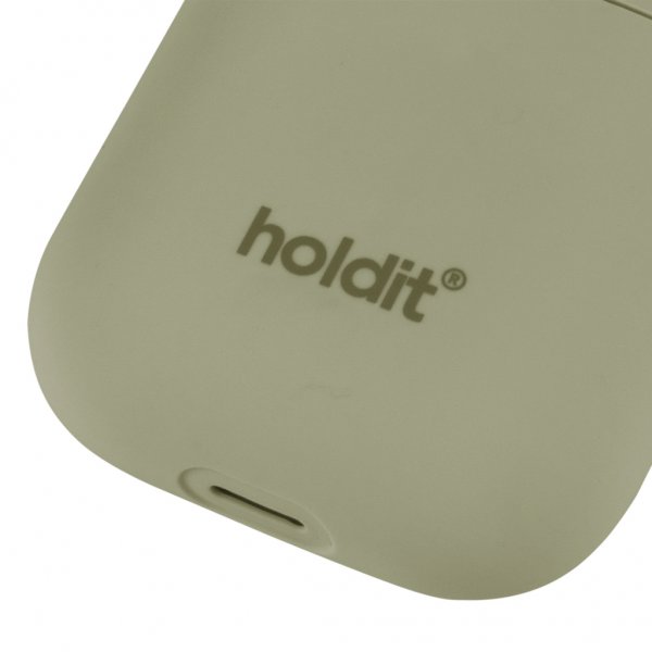 holdit AirPods (1/2) Deksel Silikon Nygård Khaki Green