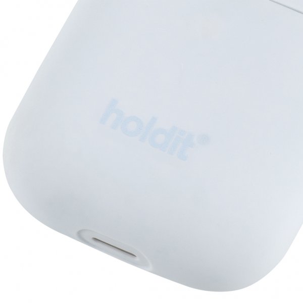 holdit AirPods (1/2) Deksel Silikon Mineral Blue