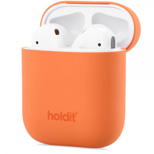 holdit AirPods (1/2) Deksel Silikon Oransje