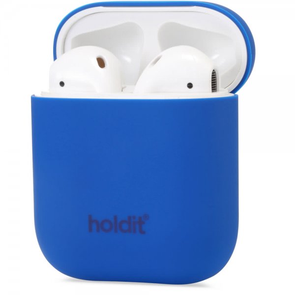 holdit AirPods (1/2) Deksel Silikon Royal Blue