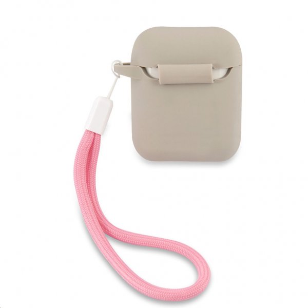 Guess AirPods (1/2) Deksel Vintage Silicone Grå