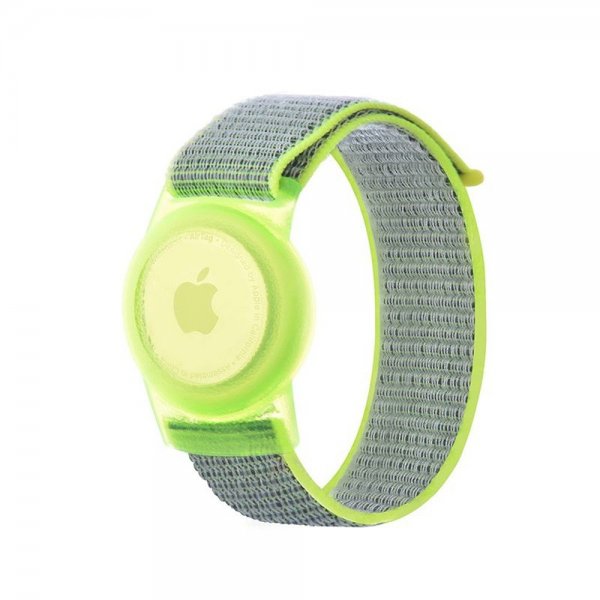 Mobile Origin AirTag Armbånd Nylon Grønn