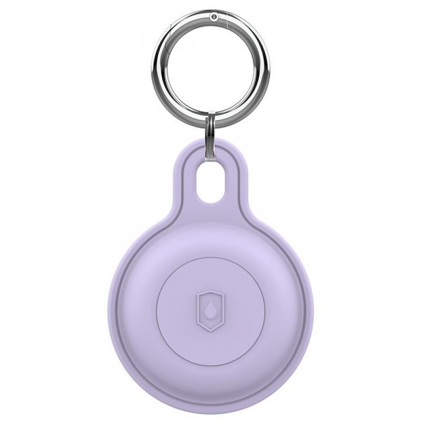 Mobile Origin AirTag Holder Keychain Outdoor Lilla