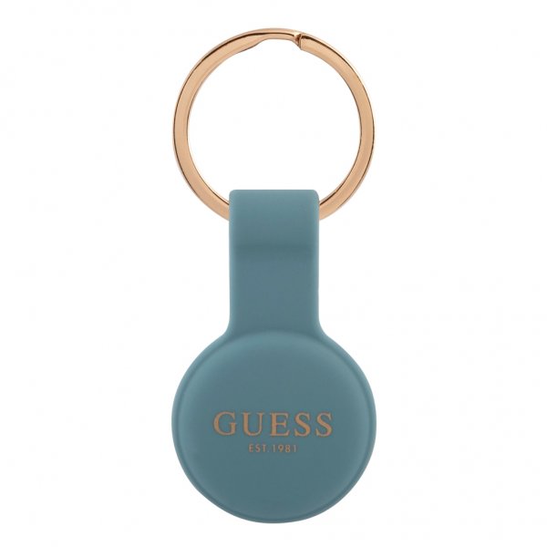 Guess AirTag Holder med Logo Blå