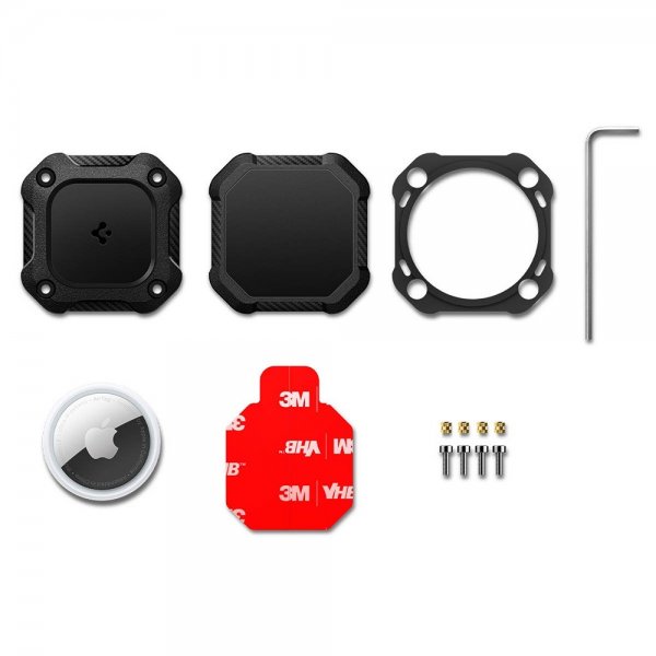 Spigen AirTag Holder Tough Armor IP 4-pakning Svart