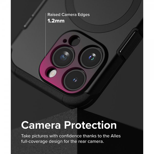 Ringke iPhone 15 Pro Deksel Alles MagSafe Svart