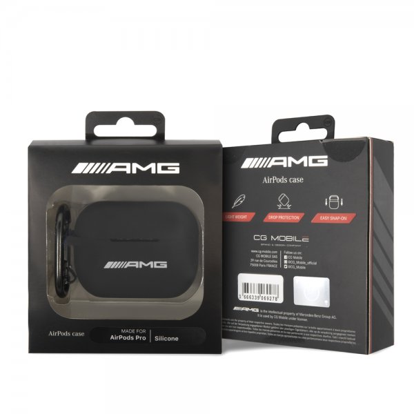 AMG AirPods Pro Deksel Liquid Silicone Svart