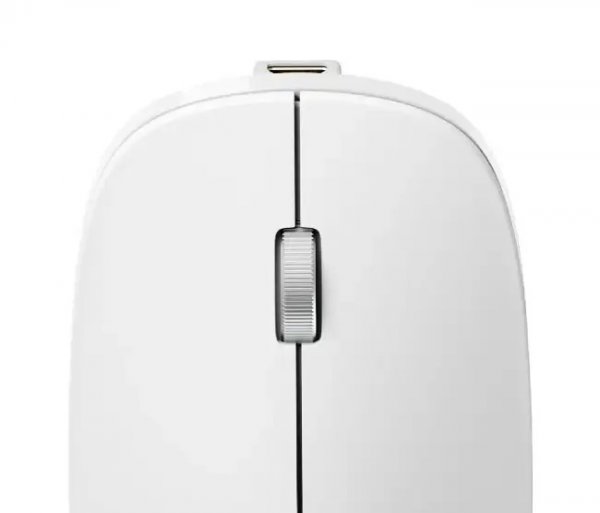 ALOGIC Trådløs Mus Echelon Bluetooth USB-C Rechargeable 4 Keys Hvit