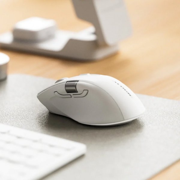 ALOGIC Trådløs Mus Apex Bluetooth USB-C Rechargeable 7 Keys Hvit