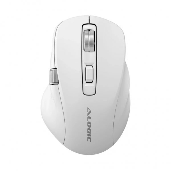 ALOGIC Trådløs Mus Apex Bluetooth USB-C Rechargeable 7 Keys Hvit