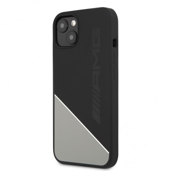 AMG iPhone 13 Mini Deksel Liquid Silicone Two Tone Grå