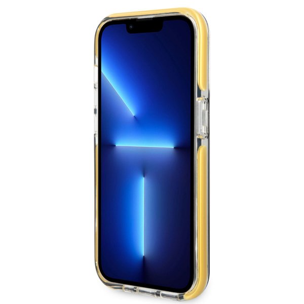 AMG iPhone 14 Pro Deksel med Logo Svart Gul