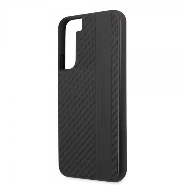 AMG Samsung Galaxy S22 Plus Deksel Leather Stripe Carbon Svart