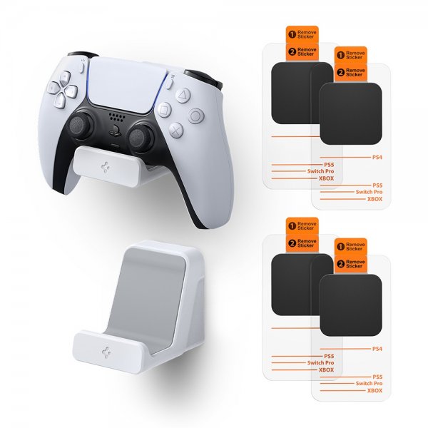 Spigen Veggholder for Spillkontroller PS5/PS4/Xbox/Nintendo Switch Pro VG300 2-pack