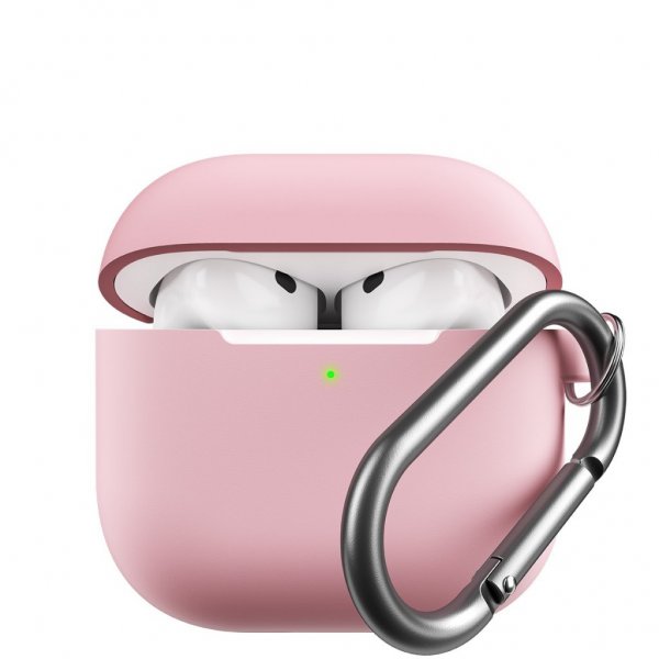 KeyBudz AirPods 4 Deksel Elevate Series Blush Pink
