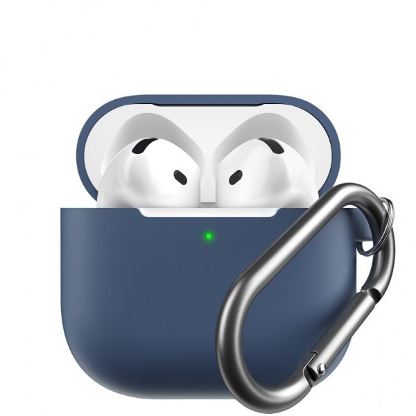 KeyBudz AirPods 4 Deksel Elevate Series Cobalt Blue