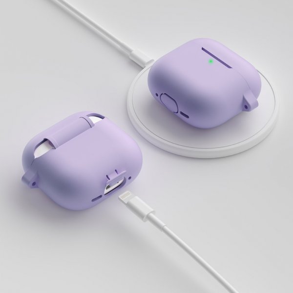 KeyBudz AirPods 4 Deksel Elevate Series Lavendel
