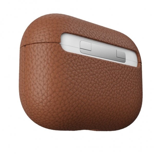 KeyBudz AirPods Pro Deksel PodSkinz Ekte Skinn Brun
