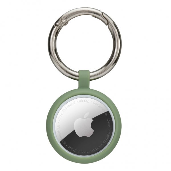 dbramante1928 Apple AirTag Holder Greenland Key Ring Green Bay