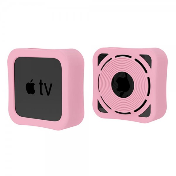 Apple TV 4K 2021 Deksel Silikon Rosa