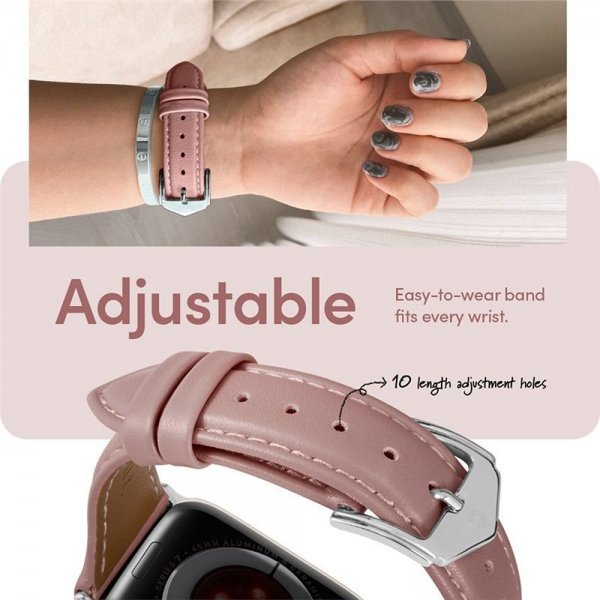 Spigen Apple Watch 38/40/41/42mm Armbånd Kajuk Rose