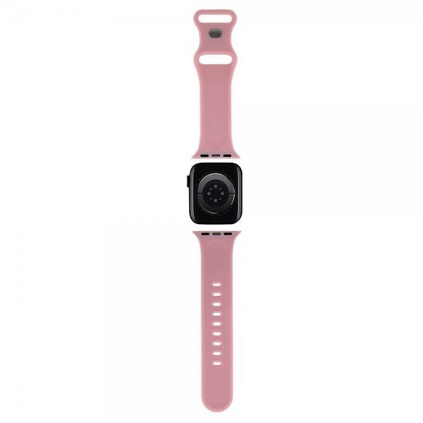 Hello Kitty Apple Watch 38/40/41/42mm Armbånd Liquid Silicone Rosa