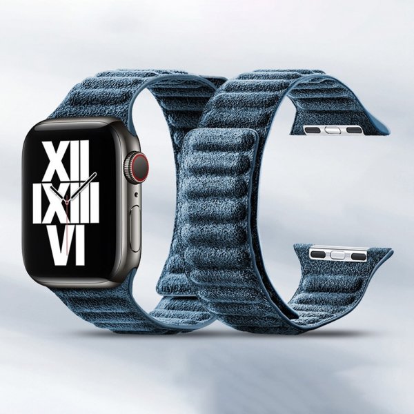 Apple Watch 38/40/41/42mm Armbånd Semsking Blå