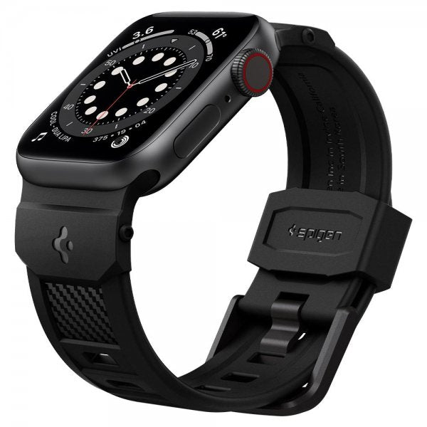 Spigen Apple Watch 38/40/41/42mm Armbånd Rugged Band Matte Black