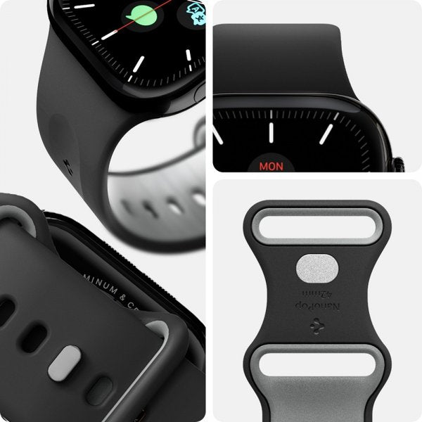 Spigen Apple Watch 40/41/42mm Armbånd Nano Pop Black Sesame