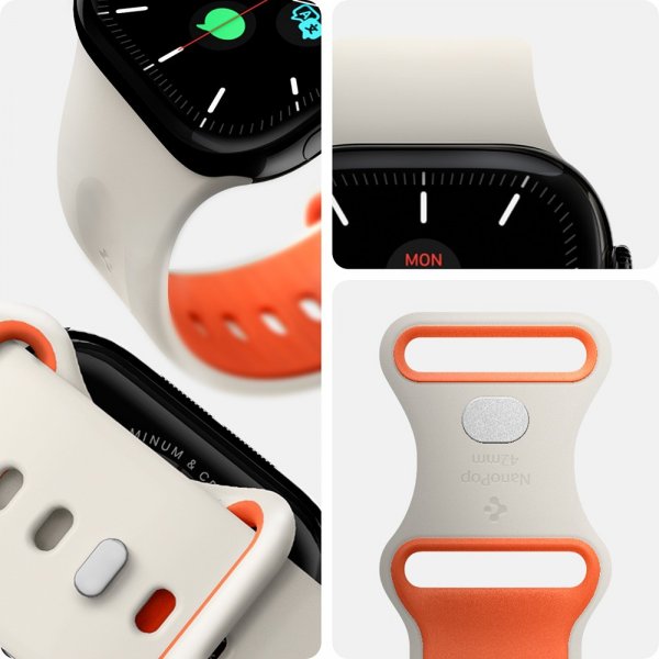 Spigen Apple Watch 40/41/42mm Armbånd Nano Pop Orange Beige