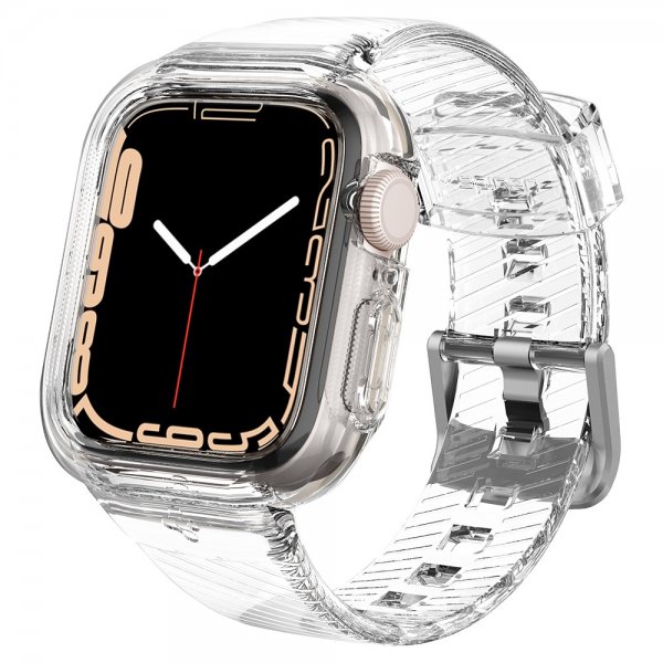 Spigen Apple Watch 40/41mm Deksel Armbånd Liquid Crystal Pro Crystal Clear