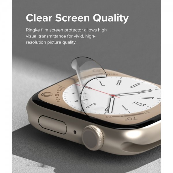 Ringke Apple Watch 40/41mm Skjermbeskytter Dual Easy Film 3-pack