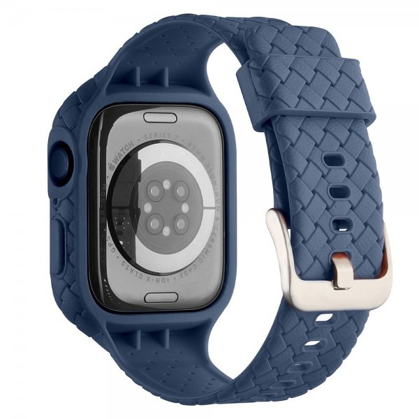Apple Watch 41mm Armbånd Vevtekstur Mørkeblå