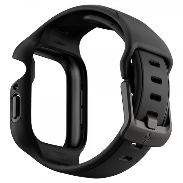 Spigen Apple Watch 41mm Deksel med Armbånd Liquid Air Pro Svart