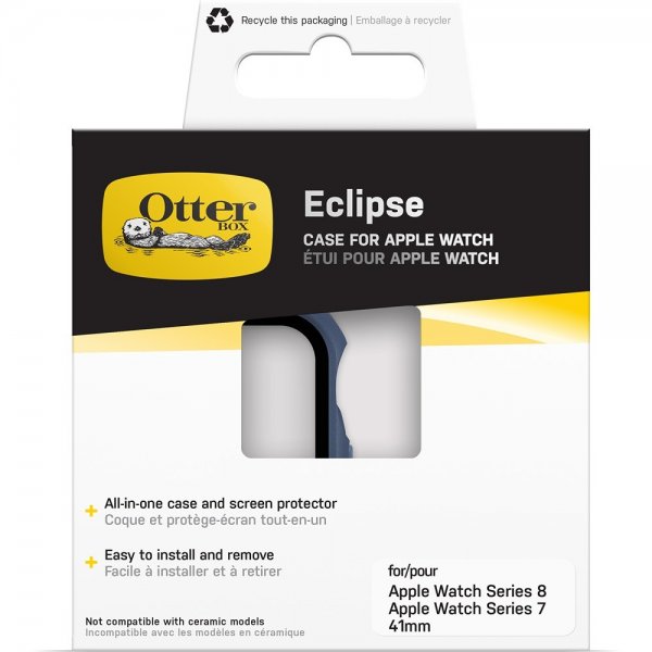 Otterbox Apple Watch 41mm Deksel med Skjermbeskytter Eclipse Baby Blue Jeans