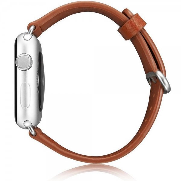 Kavaj Apple Watch 44/45/46mm/Apple Watch Ultra Armbånd Barcelona Brun