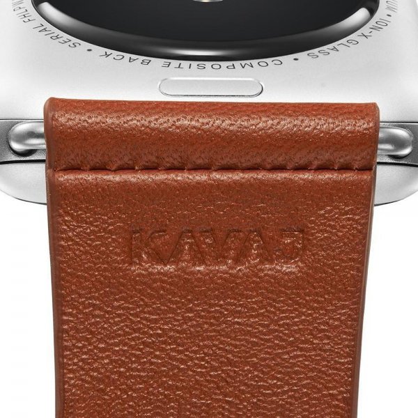 Kavaj Apple Watch 44/45/46mm/Apple Watch Ultra Armbånd Barcelona Brun