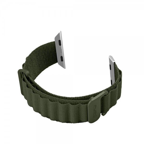 Puro Apple Watch 44/45/46mm/Apple Watch Ultra Armbånd Extreme Band Army Green