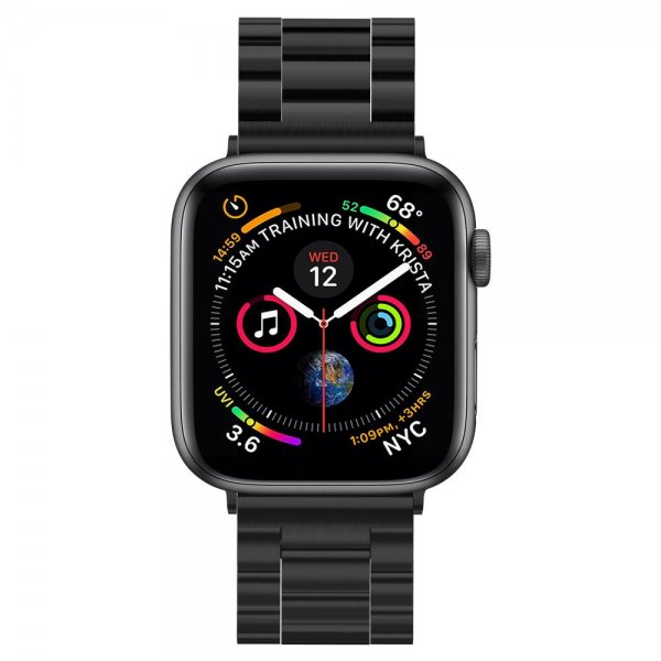 Spigen Apple Watch 42/44/45mm/Apple Watch Ultra Armbånd Modern Fit Svart