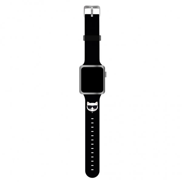Karl Lagerfeld Apple Watch 42/44/45mm/Apple Watch Ultra Armbånd Choupette Svart