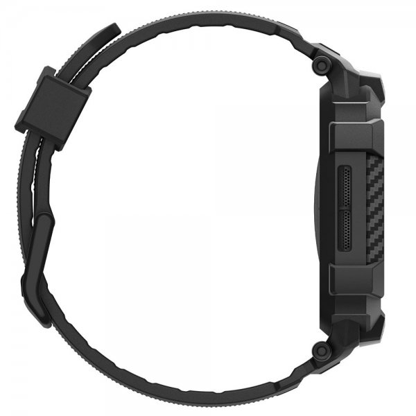 Spigen Apple Watch 42mm (Series 10/11) Armbånd Rugged Armor Pro 2 Matte Black