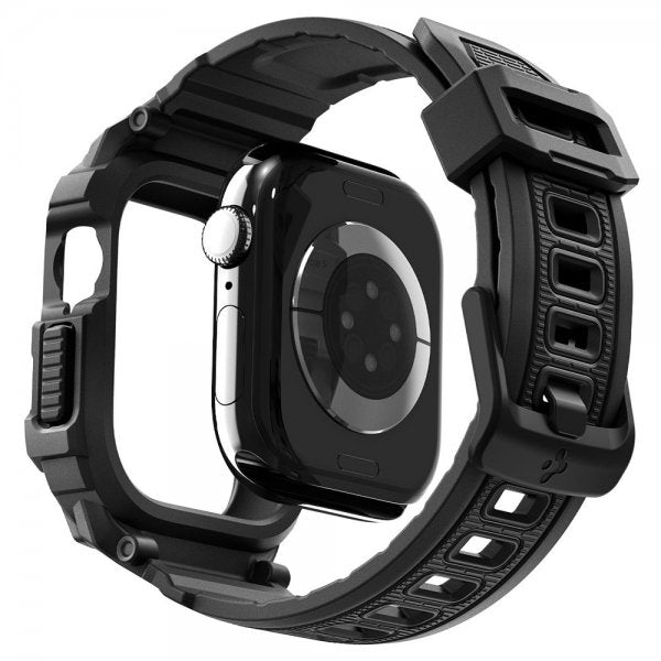 Spigen Apple Watch 42mm (Series 10/11) Armbånd Rugged Armor Pro 2 Matte Black