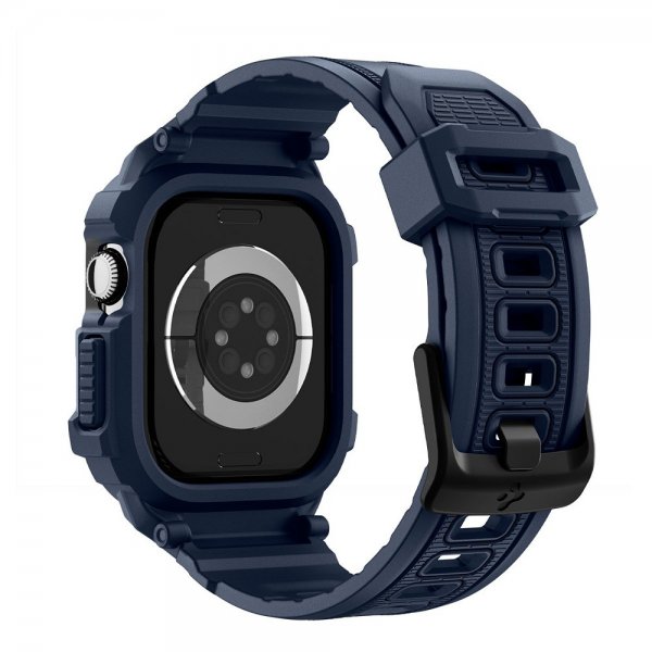 Spigen Apple Watch 42mm (Series 10/11) Armbånd Rugged Armor Pro 2 Navy Blue
