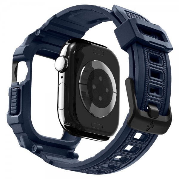 Spigen Apple Watch 42mm (Series 10/11) Armbånd Rugged Armor Pro 2 Navy Blue