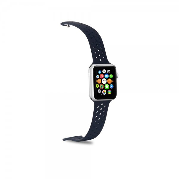 Celly Apple Watch 44/45/46mm Armbånd Watchband Svart