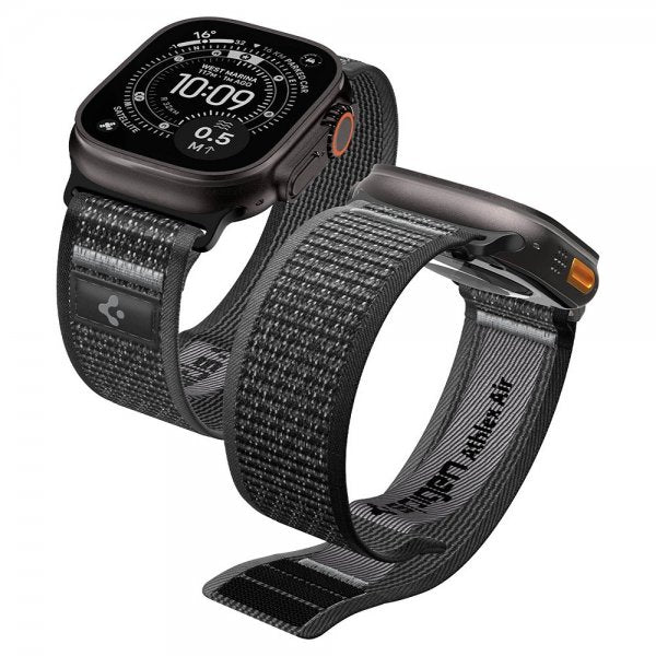 Spigen Apple Watch 44/45/46mm/Ultra 49mm Armbånd Athlex Air 2 Active Black Gray