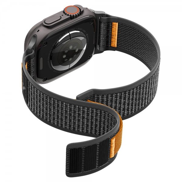 Spigen Apple Watch 44/45/46mm/Ultra 49mm Armbånd Athlex Air 2 Active Black Orange