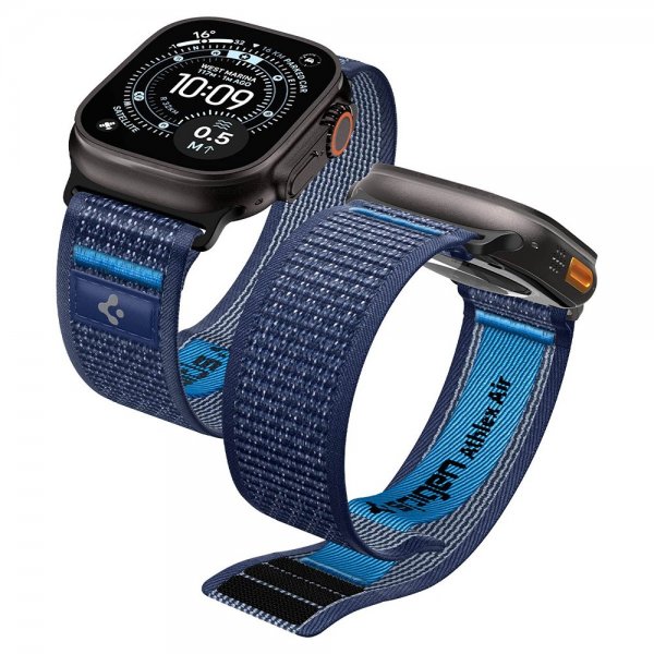 Spigen Apple Watch 44/45/46mm/Ultra 49mm Armbånd Athlex Air 2 Active Navy