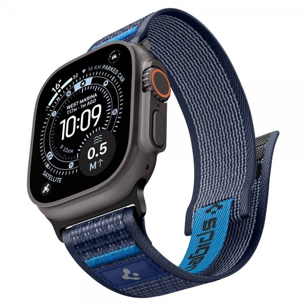 Spigen Apple Watch 44/45/46mm/Ultra 49mm Armbånd Athlex Air 2 Active Navy
