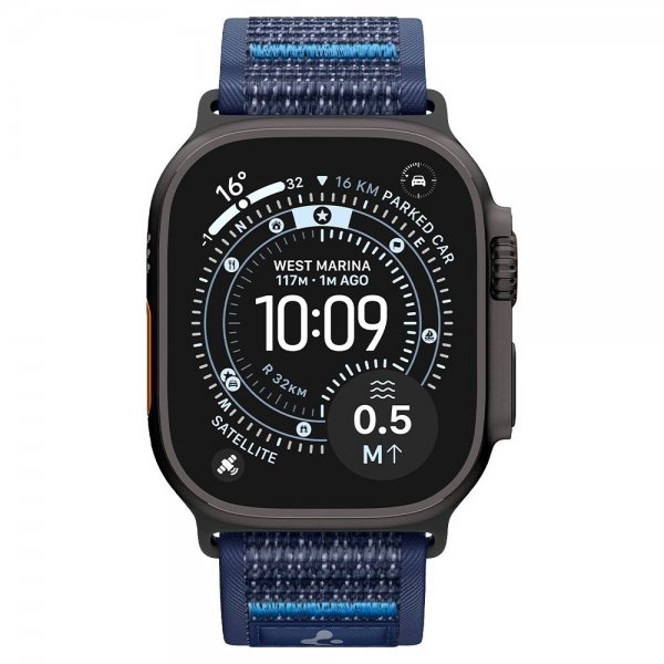 Spigen Apple Watch 44/45/46mm/Ultra 49mm Armbånd Athlex Air 2 Active Navy